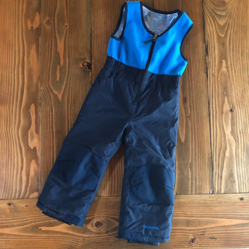 Toddler Boys Blue Columbia Snow Pants